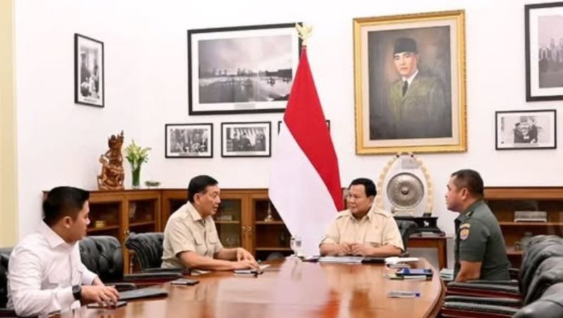 Presiden Prabowo Terima KSAD Maruli Bahas Program Tuntas TNI AD