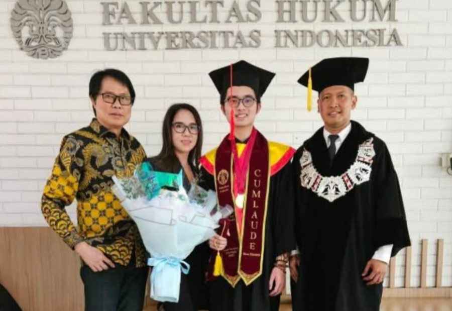 Putra Ketua DPC PERADI Jakut Ikuti Jejak Sang Ayah, Lanjut Kuliah Hukum ke China Sebelum Jadi Advokat