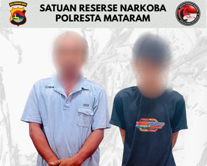 Dua Pengedar Sabu di Mataram Diciduk Polisi; Barang Bukti Lebih dari 5 Gram Diamankan